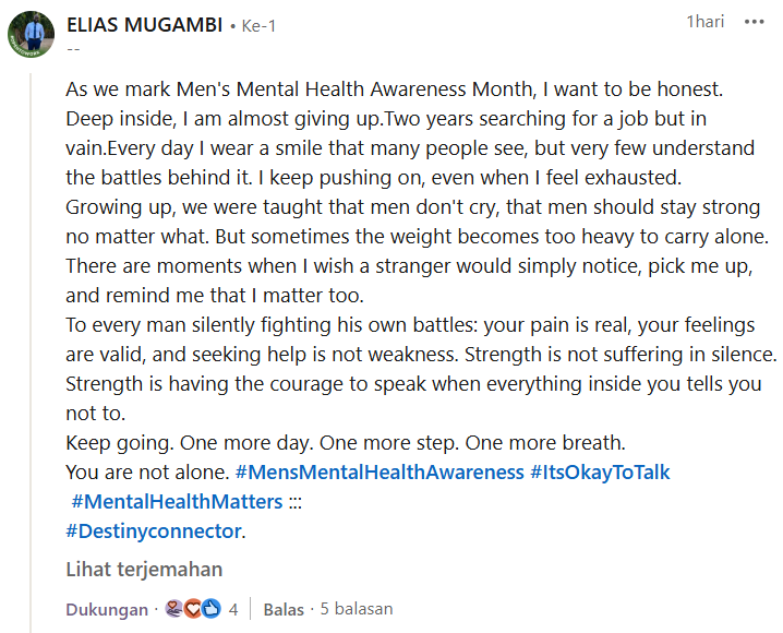 Screenshot LinkedIn